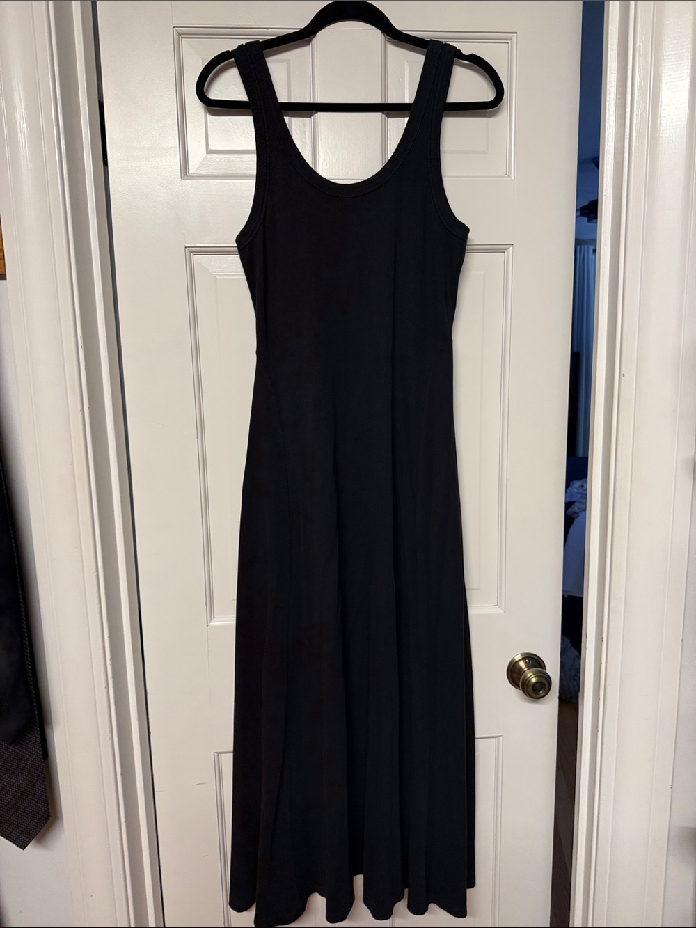 Marine Layer Black Sleeveless Maxi Dress